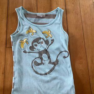 Blue Monkey Juggling Bananas Tank